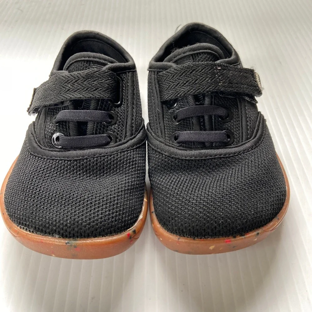 Whitin Toddler Wide Toe Box Barefoot Shoes Black W8K9 Unisex EU 26 US 9 Wide